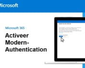 Beveilig je Microsoft 365 account met Modern-Authentication en krijg controle over je kostbare bedrijfsdata.